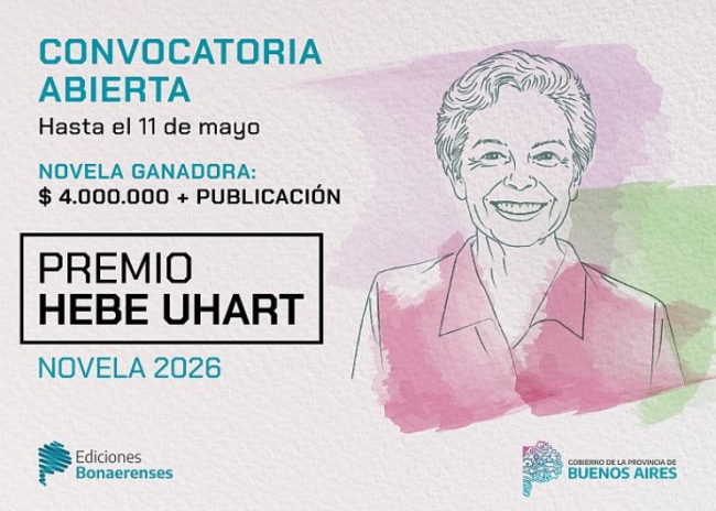 Se abrió la convocatoria para el premio Hebe Uhart de novela
